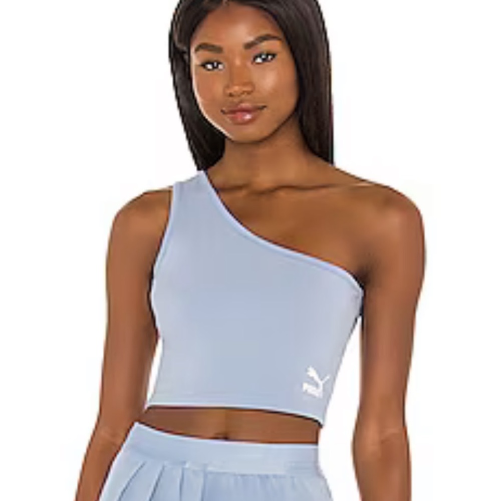 Never worn Puma one shoulder rank top